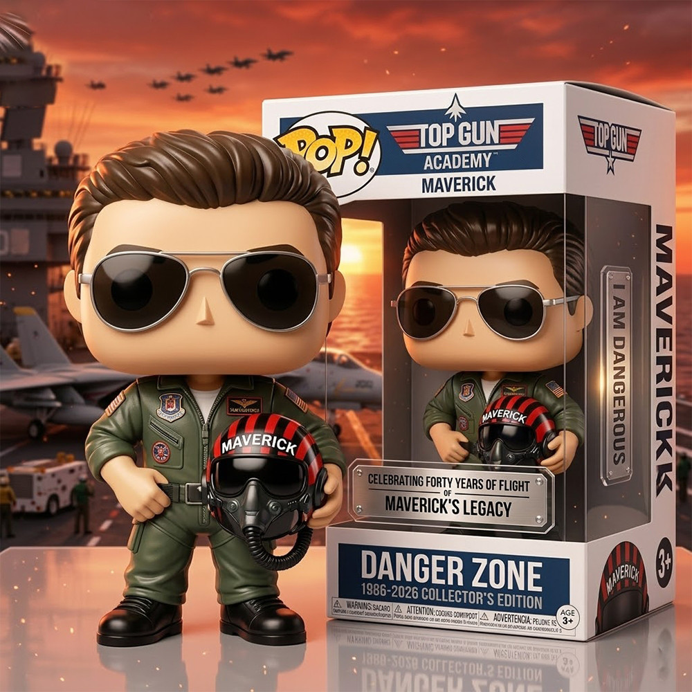 Top Gun Maverick 40Th Anniversary Funk Pop Top Gun Maverick Merch Gift For Boyfriend