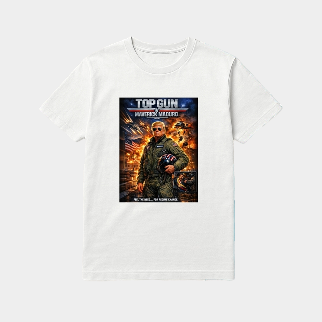 Top Gun Maverick Maduro Donald Trump Fighter Jet Shirt Trump 45-47 Merch Patriotic Gifts