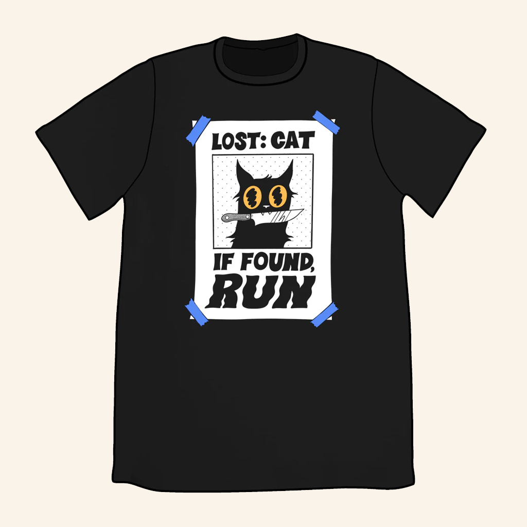 TopatoCo Merch Lost Cat Shirt Birthday Present For Husband
