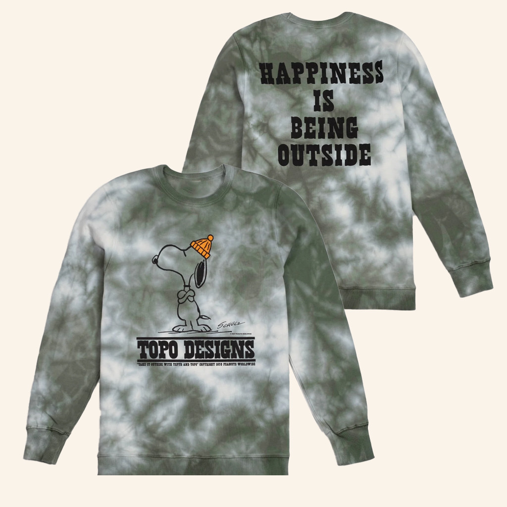 Topo Designs Merch Topo Designs X TSPTR Outside Tie Dye Sweatshirt Gifts For Brother Topo Designs Merch Topo Designs X TSPTR Outside Tie Dye Sweatshirt Gifts For Brother
