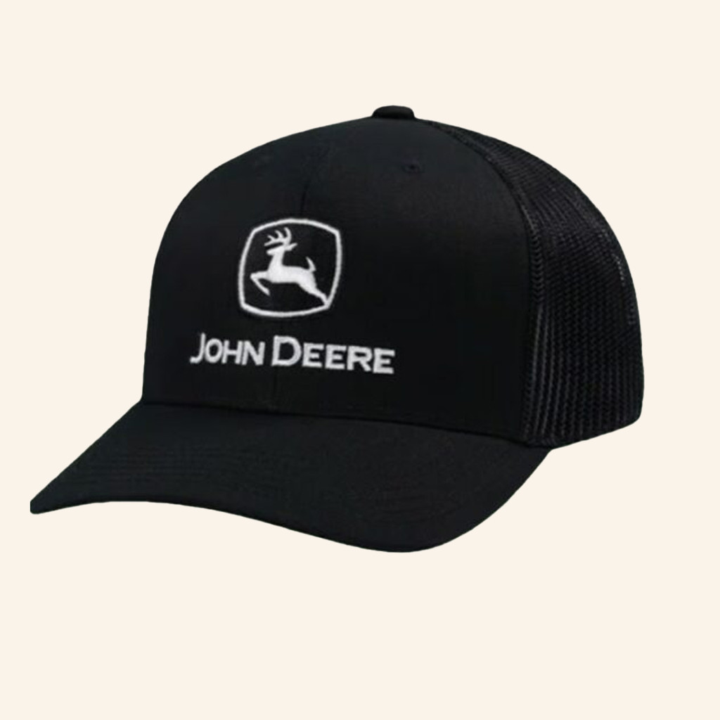 Topperz Merch John Deere Logo Embroidered Trucker Hat Gift Ideas For Dad Topperz Merch John Deere Logo Embroidered Trucker Hat Gift Ideas For Dad