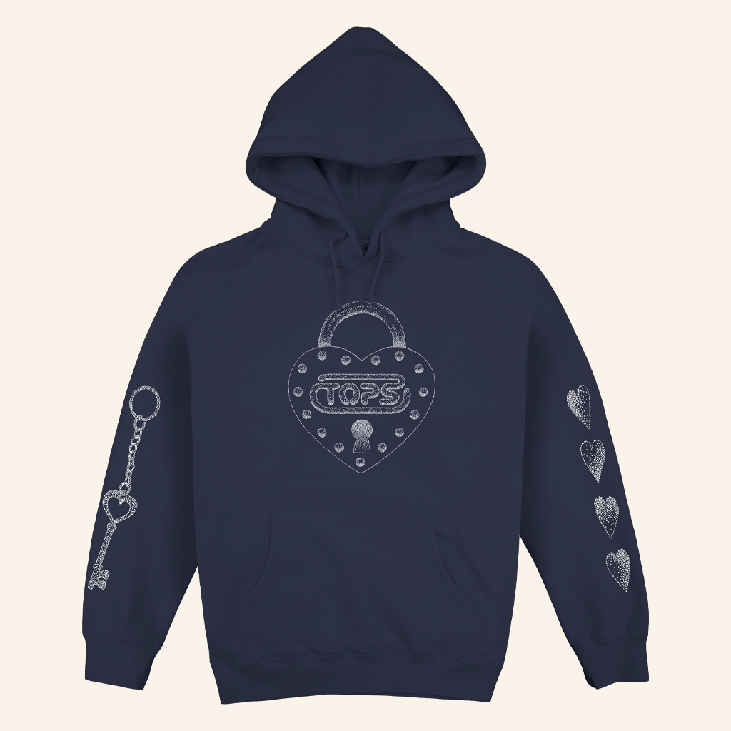 Tops Merch Heart Lock Hoodie Christmas Present Ideas For Boyfriend