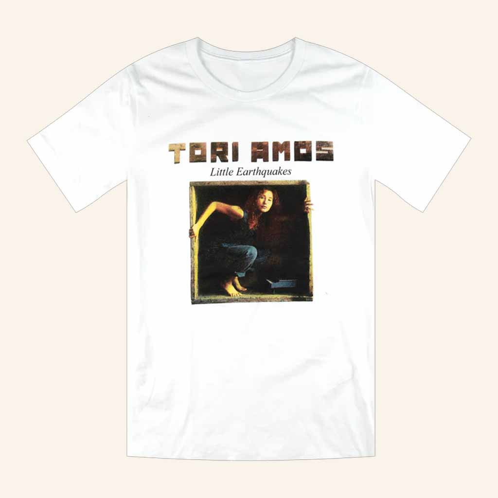 Tori Amos Merch Little Earthquakes Cover T-Shirt Cool Gifts For Music Lovers