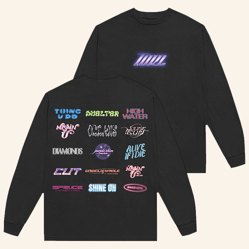 Tori Kelly Merch TORI Logo Long Sleeve T-Shirt Birthday Gifts For Music Lovers Tori Kelly Merch TORI Logo Long Sleeve T-Shirt Birthday Gifts For Music Lovers