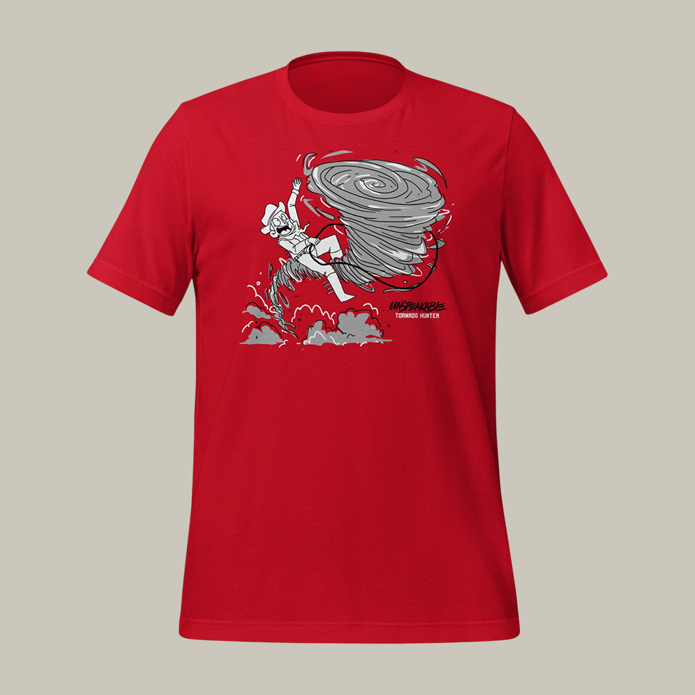 Tornado Hunter Unspeakable T-Shirt Youtuber Unspeakable Shirt Present For Boyfriend