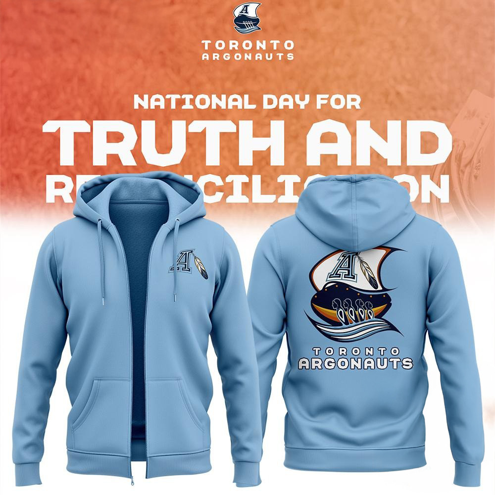 Toronto Argonauts Grey Cup Champions New Design Zip Hoodie Gifts For Canadian Football Fans