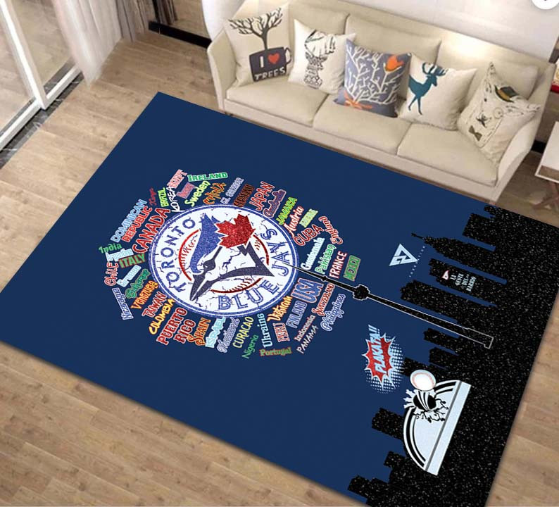 Toronto Blue Jays 2024 Limited Home Run Rug Cool Gifts For Baseball Lovers