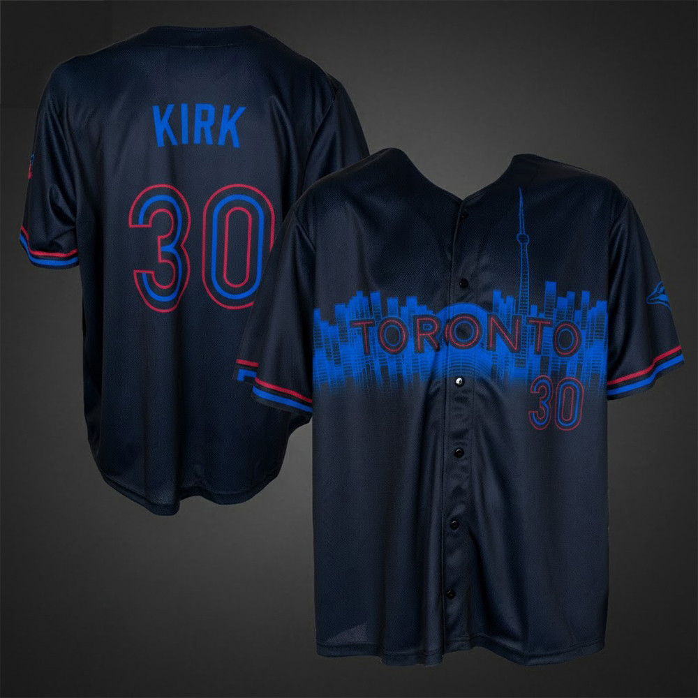 Toronto Blue Jays Alejandro Kirk City Connect Jersey Baseball Clothes Jays Fan Present Ideas