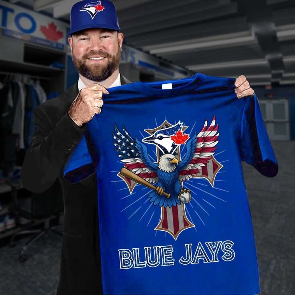 Toronto Blue Jays American Royal T-Shirt Blue Jays Merch Unique Baseball Gifts For Fans