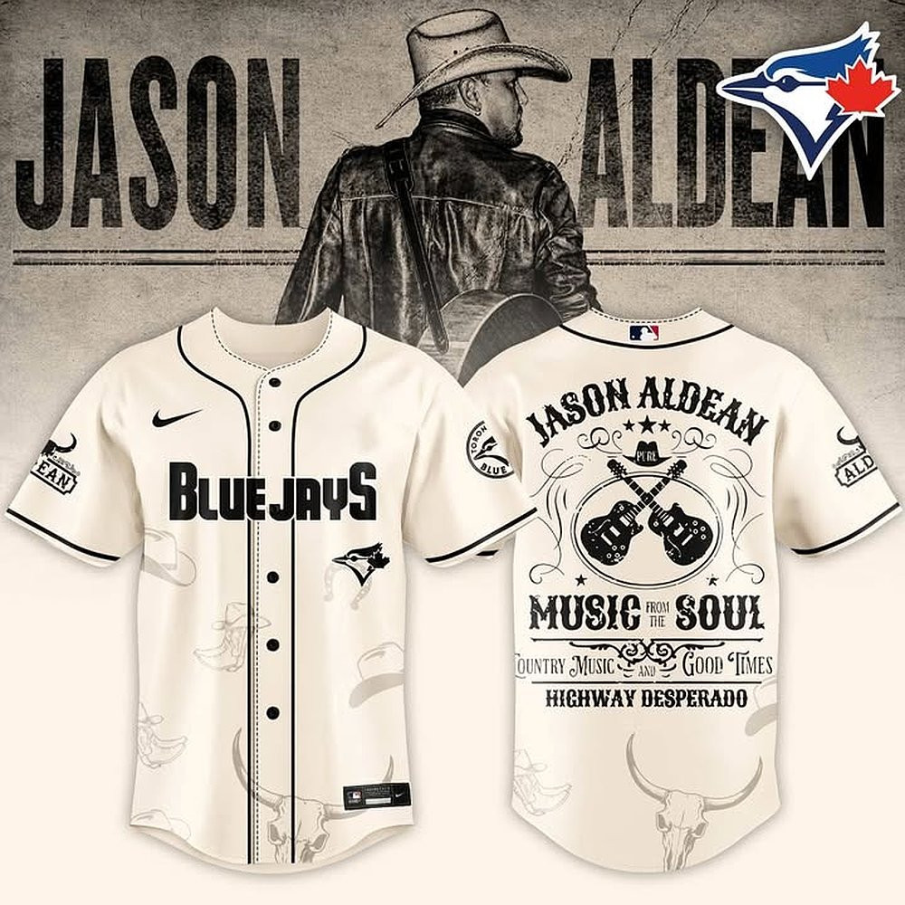 Toronto Blue Jays x Jason Aldean Limited Edition Jersey 2025 Great Present For Baseball Supporters
