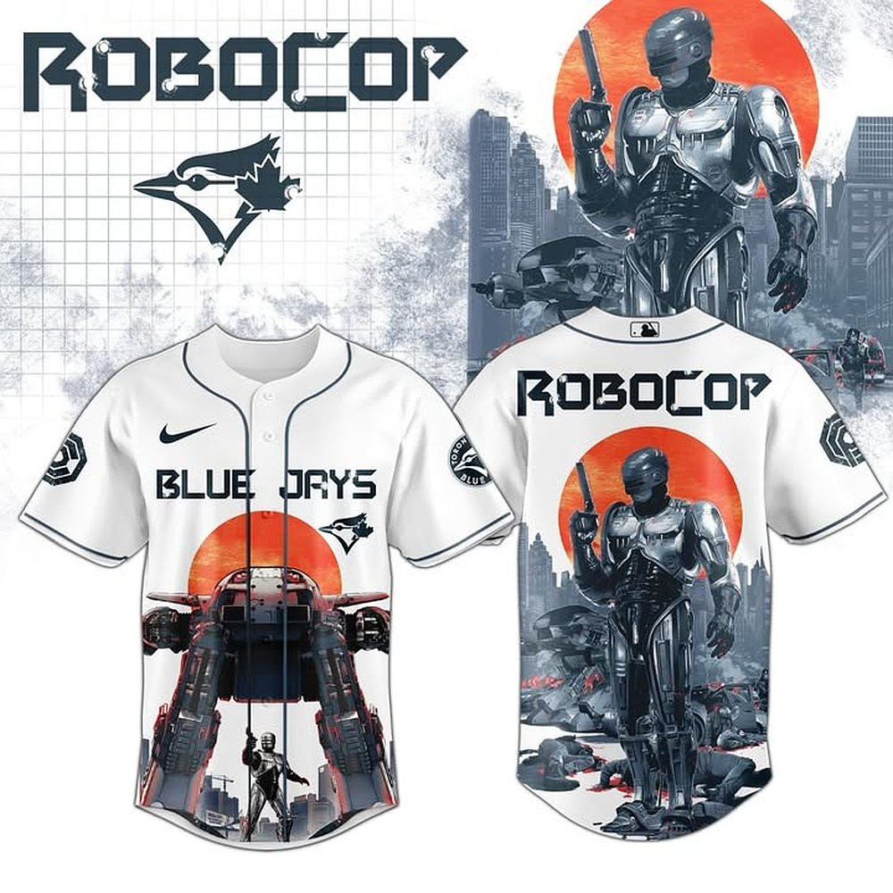 Toronto Blue Jays x Robocop Baseball Limited Jersey Special Gift For Baseball Supporters
