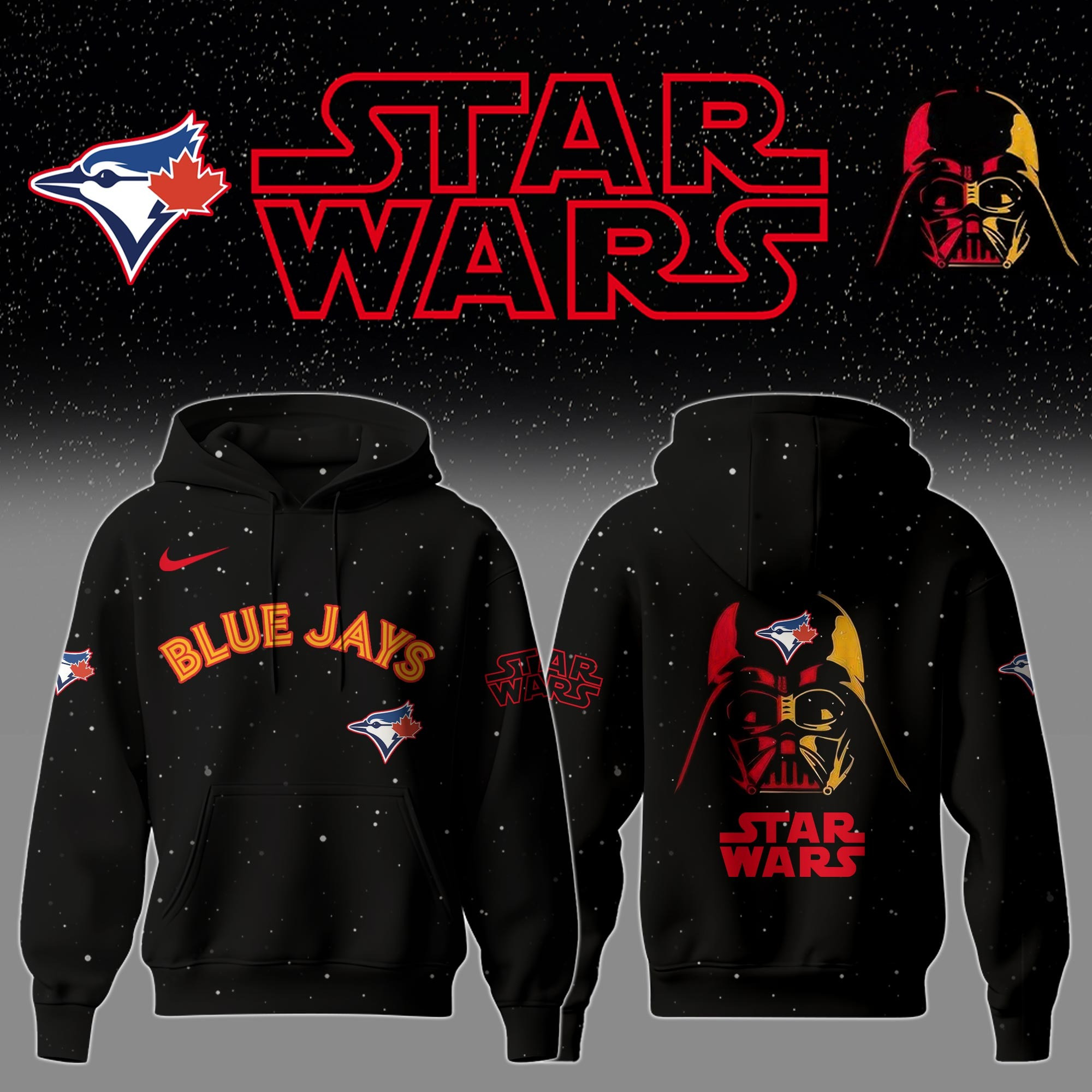 Toronto Blue Jays x Star Wars Night Hoodie Unique Gifts For Hockey Lovers