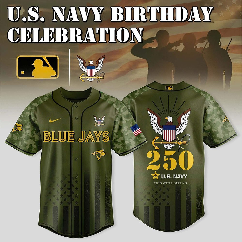 Toronto Blue Jays x US Navy 250th Anniversary Jersey