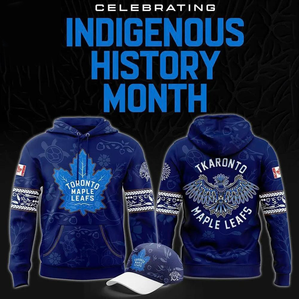 Toronto Maple Leafs 2025 Indigenous History Month Hoodie Gifts For Ice Hockey Fans