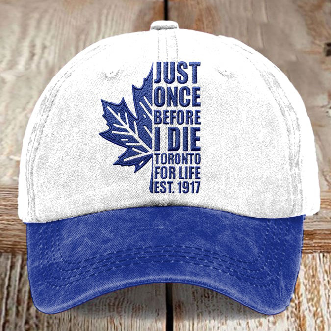 Toronto Maple Leafs Ice Hockey Hat Game Day Hockey Cap Present For Fans