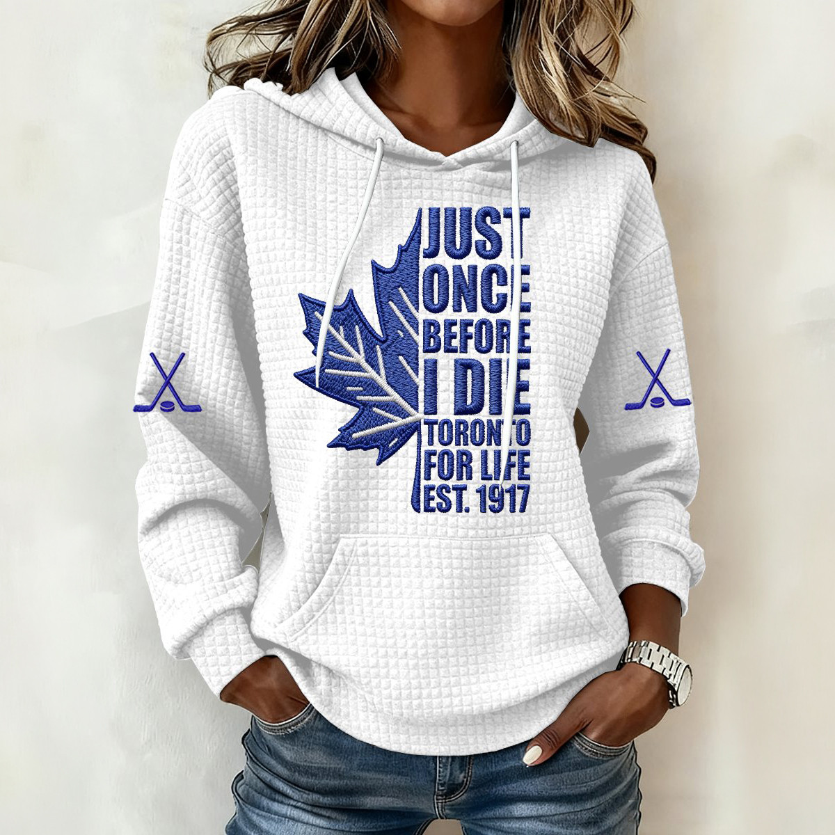 Toronto Maple Leafs Ice Hockey Hoodie Game Day Clothing Hockey Fans Gifts