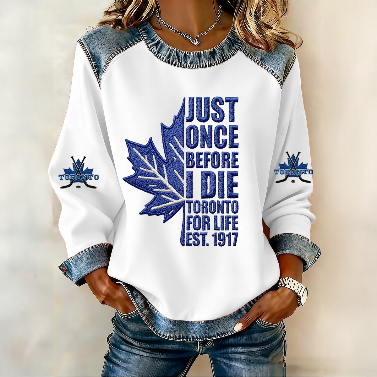 Toronto Maple Leafs Ice Hockey Sweatshirt Ice Hockey Clothing Best Gift For Huge Fans