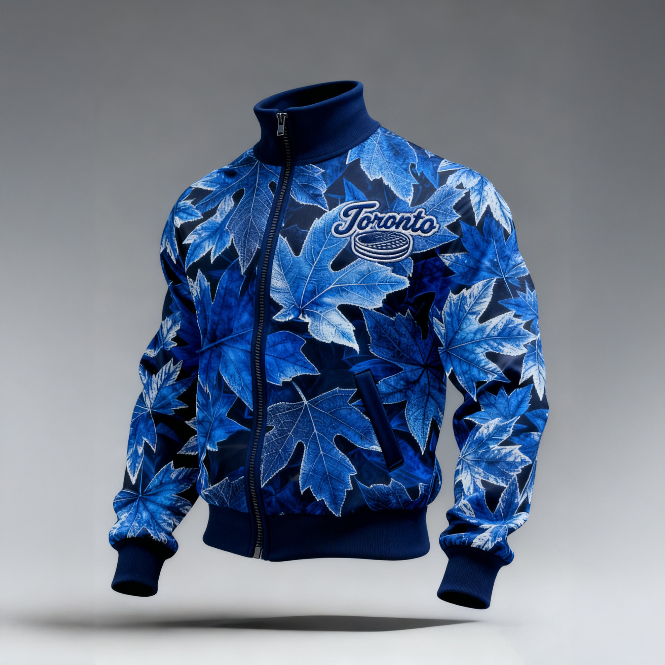 Toronto Maple Leafs Ice Hockey Team Collar Jacket Game Day Clothing Hockey Gear