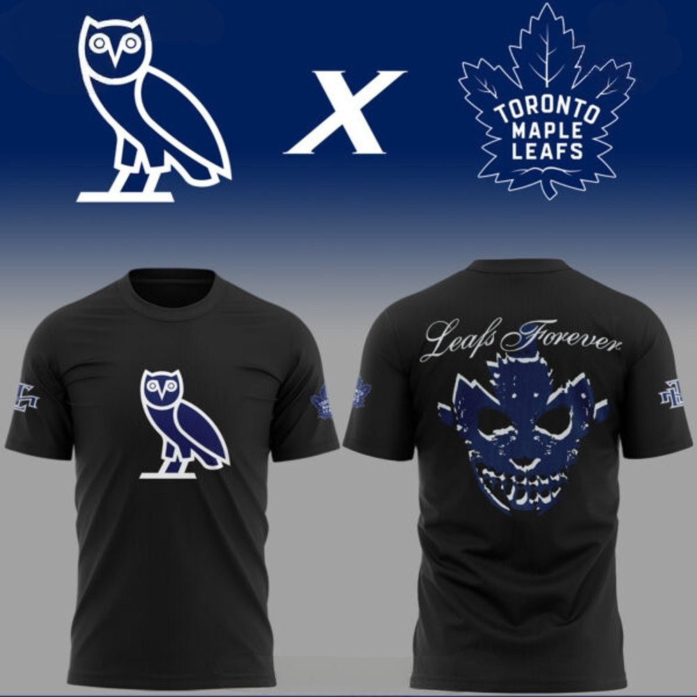 Toronto Maple Leafs x OVO 2025 T-Shirt Presents For Baseball Lovers