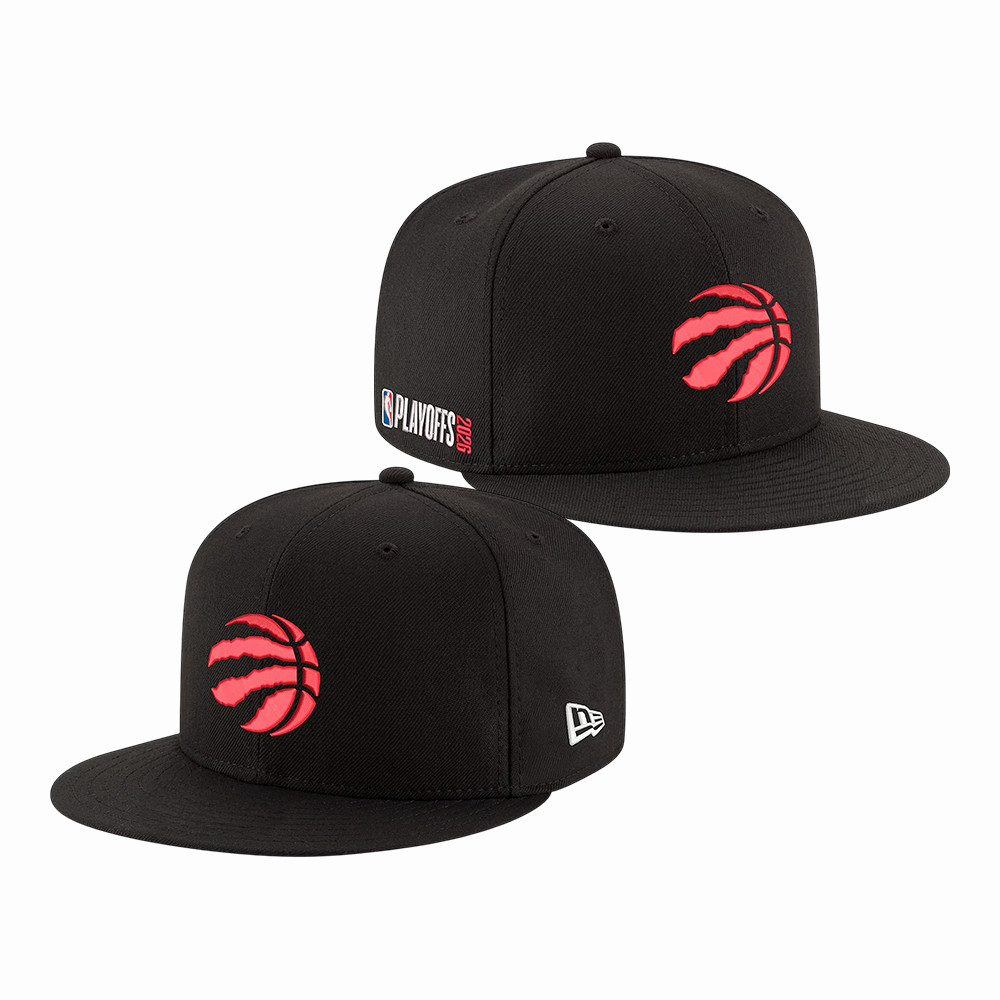 Toronto Raptors New Era NBA Playoffs 9FIFTY Snapback Hat Toronto Raptors Merch Basketball Gear For Him