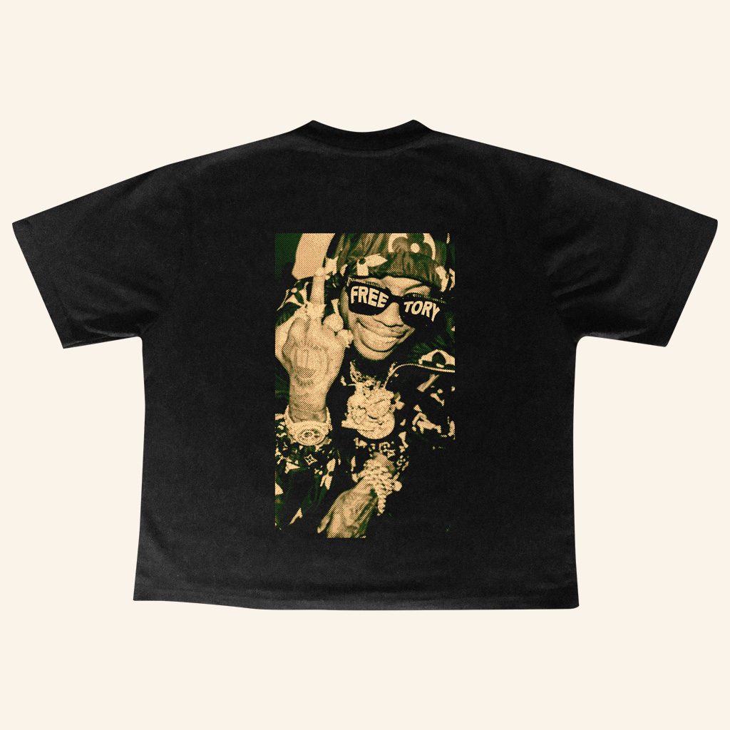 Tory Lanez Merch Free Tory Middle Finger T-Shirt Gifts For Rapper Lovers