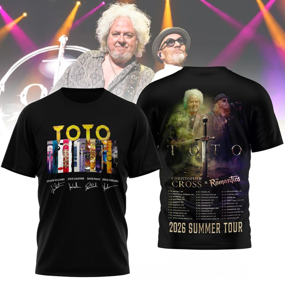 TOTO 2026 Summer Tour Shirt Fan Merch Birthday Gift For Dad