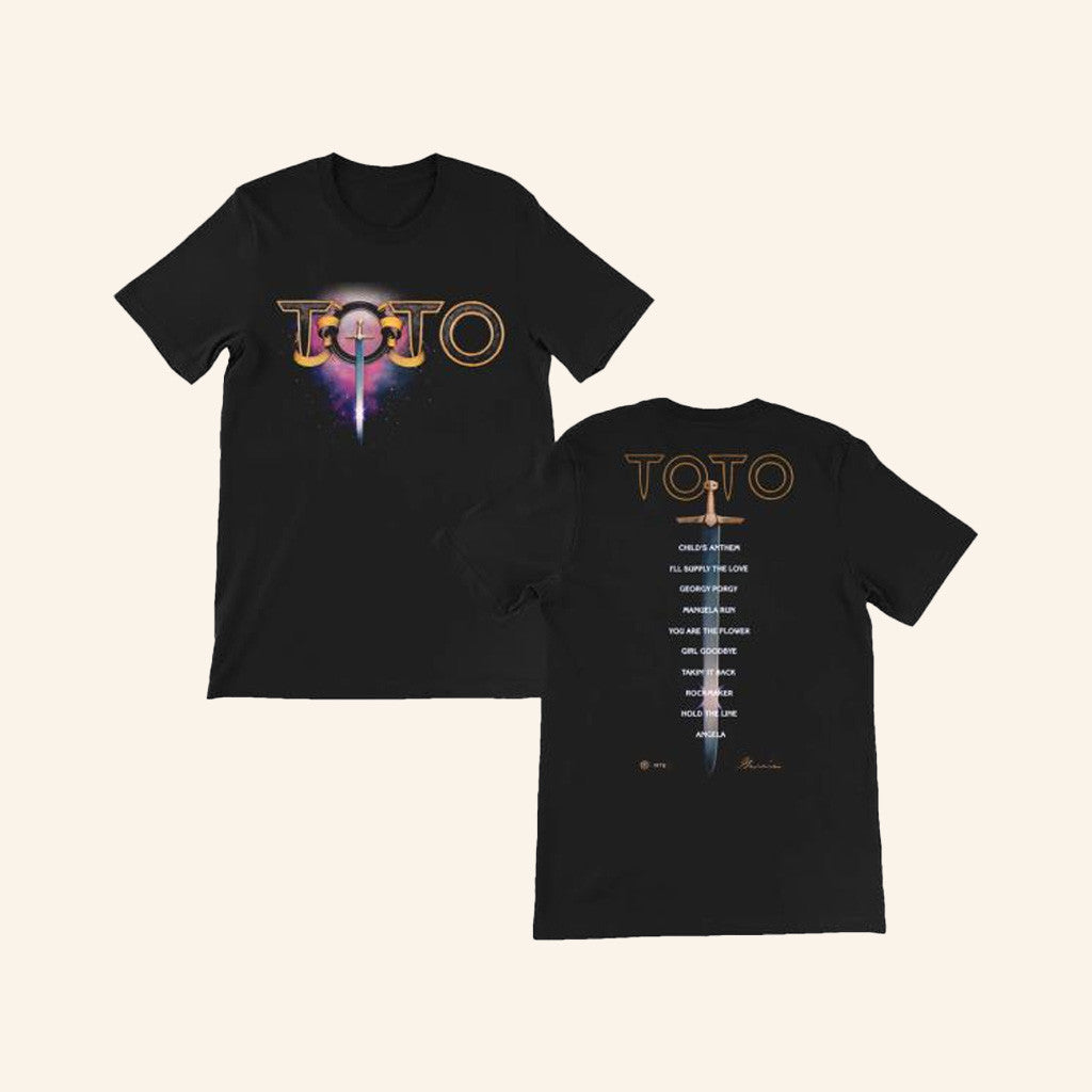 Toto Merch Sword Tracklist T-Shirt Gift Ideas For Husband