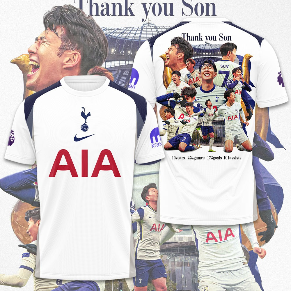 Tottenham Hotspur FC 3D T-Shirt Birthday Gifts For Soccer Lovers