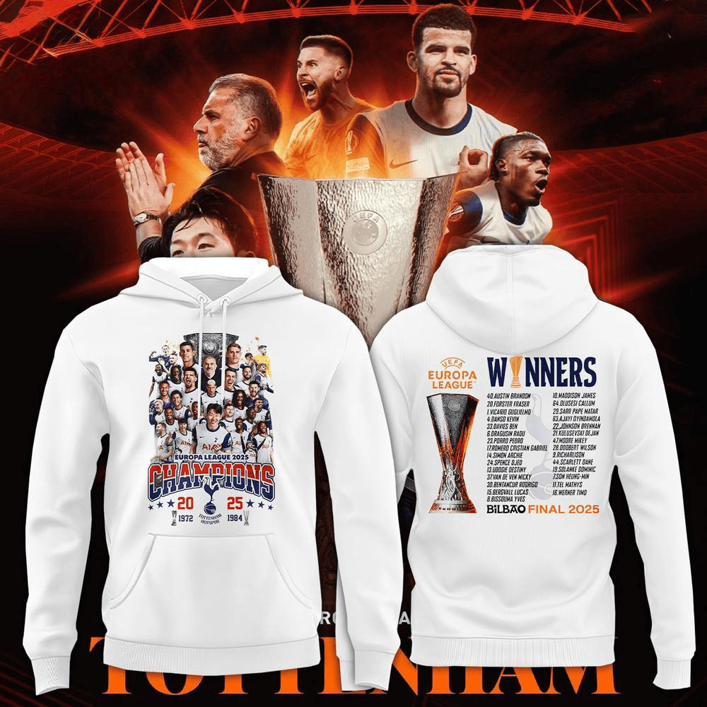Tottenham Hotspur Kings of Europe 2025 Europa League Winners Fan Enthusiast Gifts