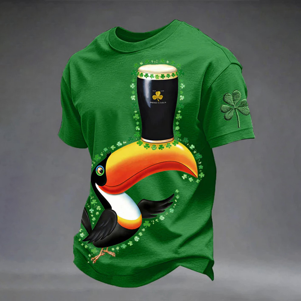 Toucan Guinness Beer Saint Patrick's Day T-Shirt St Paddys Day Clothes Present