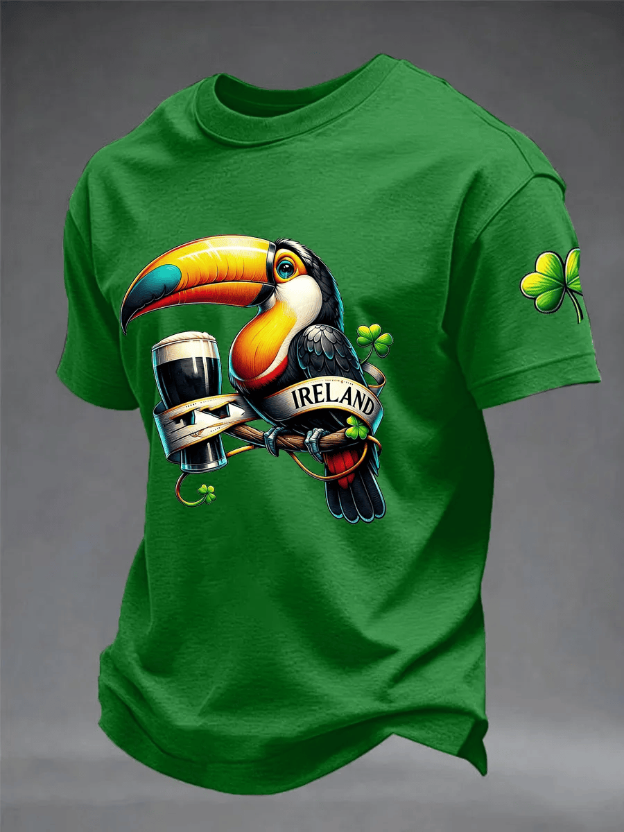 Toucan Ireland St Patrick's Day 2026 T-Shirt Irish Culture St Paddys Day Shirt Gift Idea