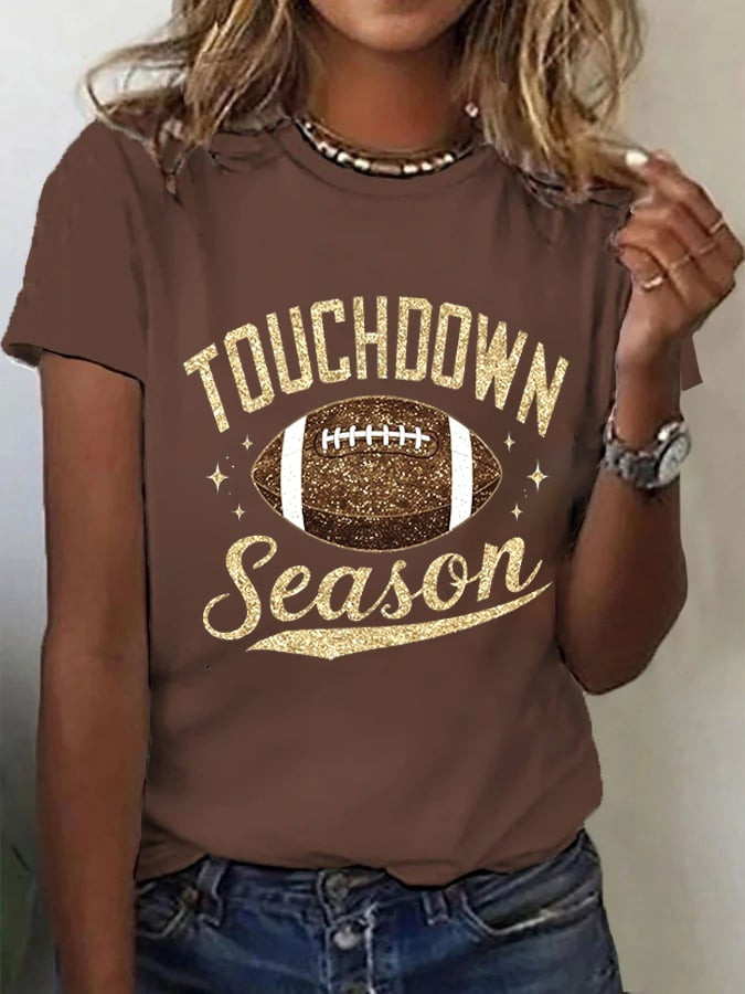 Touch Down Season T-Shirt Football Apparel Best Gifts For Football Enthusiasts