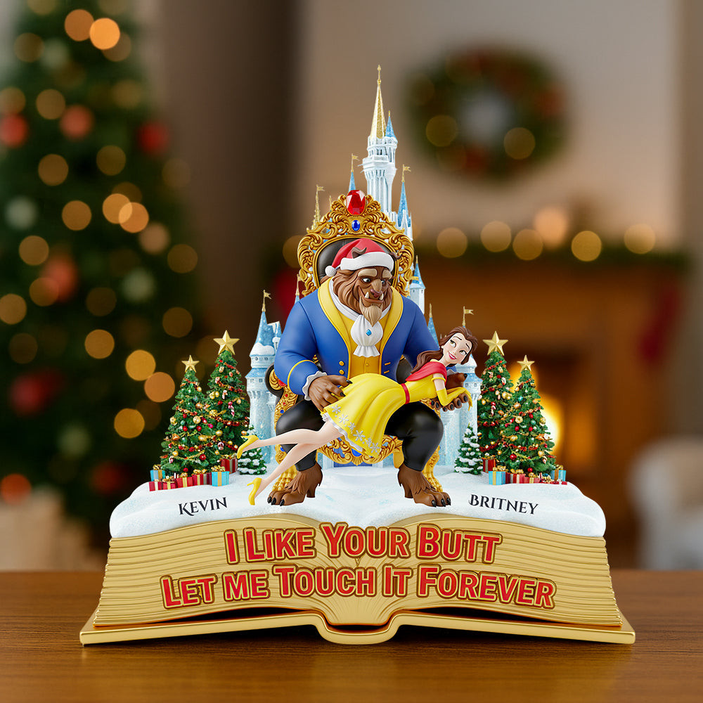 Touch Of Love Christmas Acrylic Plaque Personalized Gifts For Couple - Secret Santa Gifts Funny Ideas