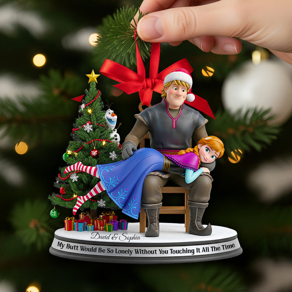 Touch Of Love Christmas Ornament Personalized Gifts For Couple - Festive Holiday Keepsake Gift