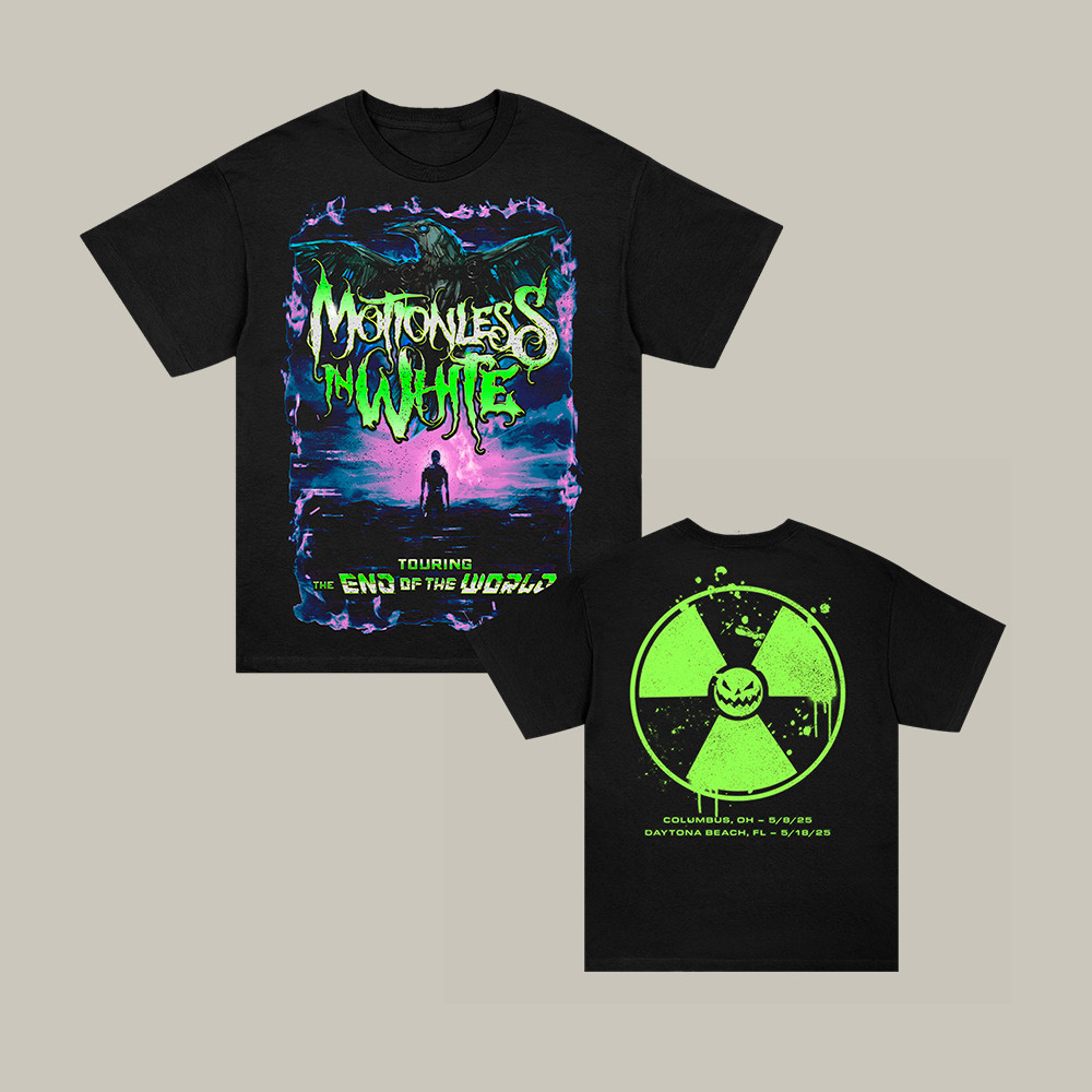 Touring The End Of the World Sonic Temple Rockville T-Shirt Motionless In White Clothes Music Fan Gift