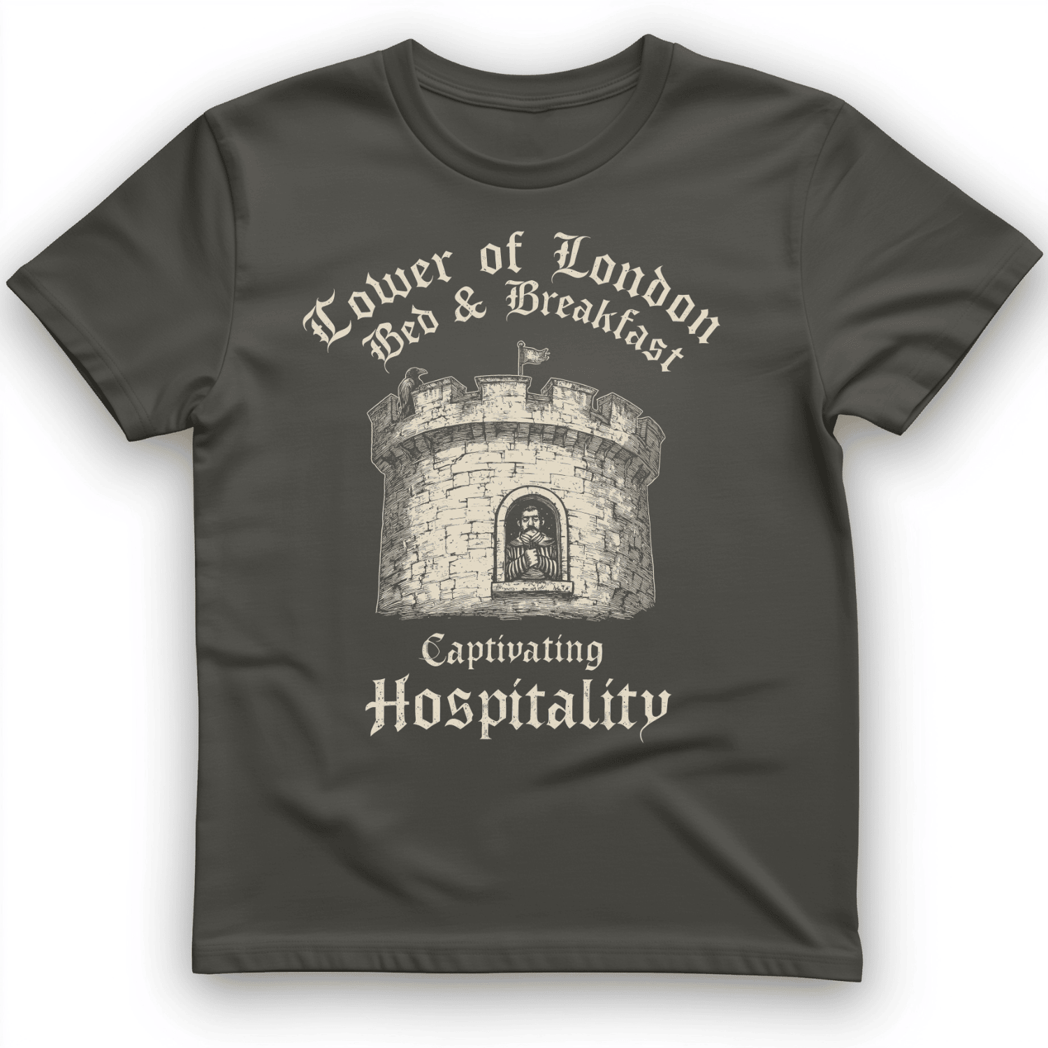 Tower Of London T-Shirt Humorous History Funny Presents For Boyfriend