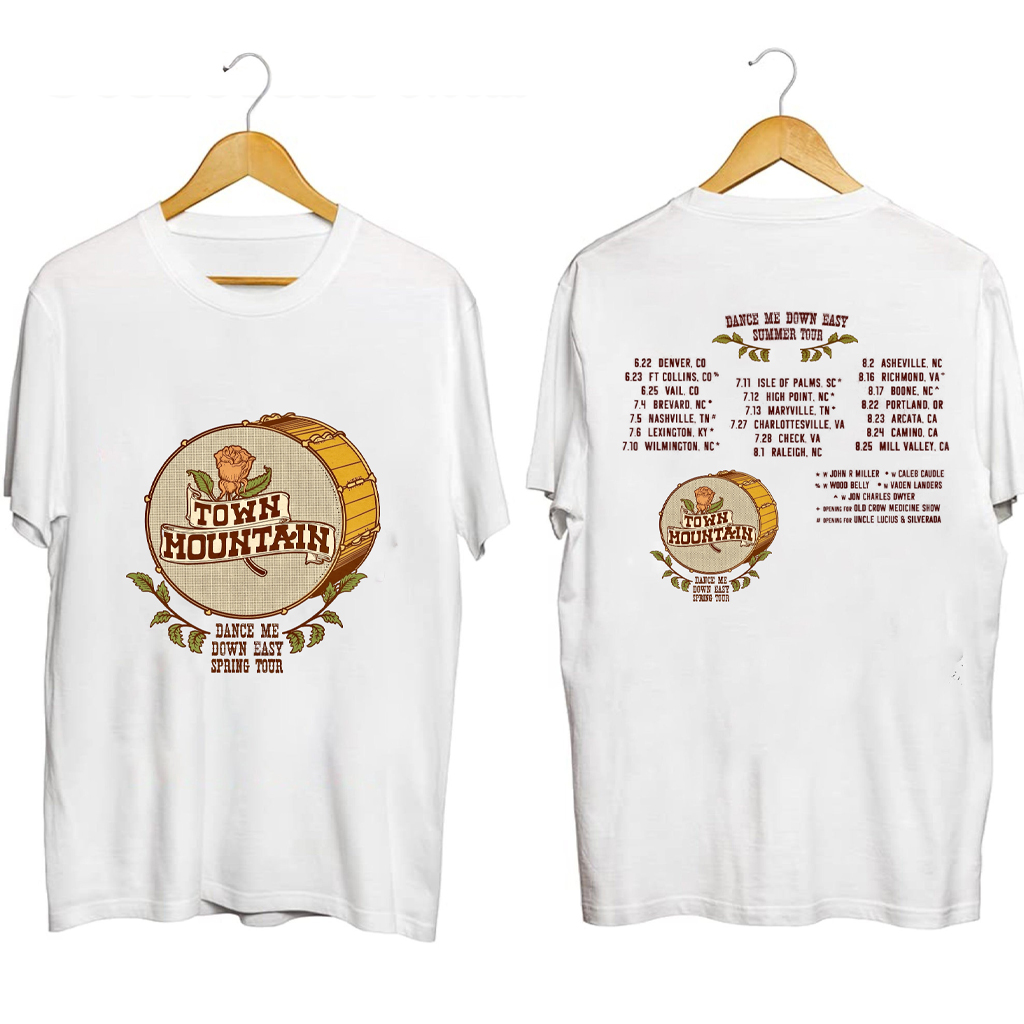 Town Mountain Dance Me Down Easy Tour Shirt Town Mountain Merch Cool Gifts For Music Lovers