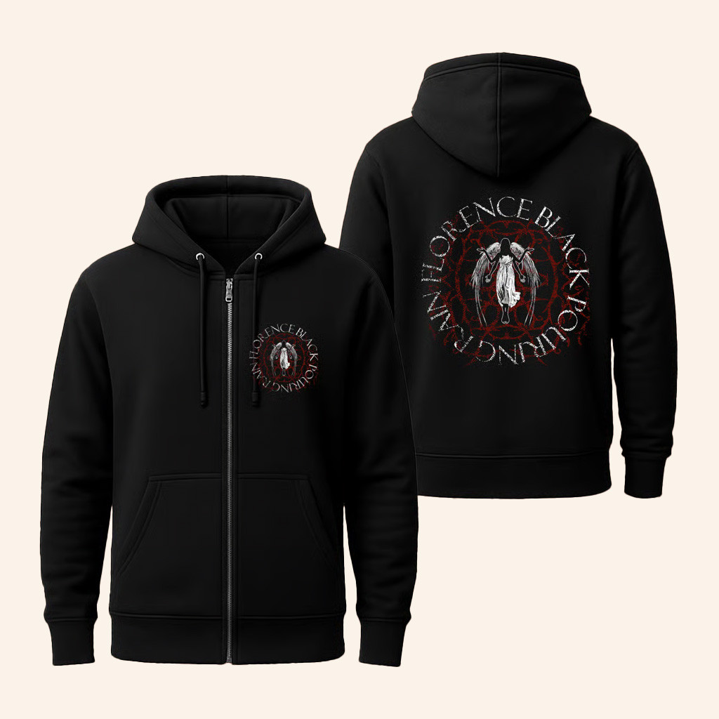 Townsend Music Merch Florence Black Pouring Rain Hoodie Gifts For Music Lovers