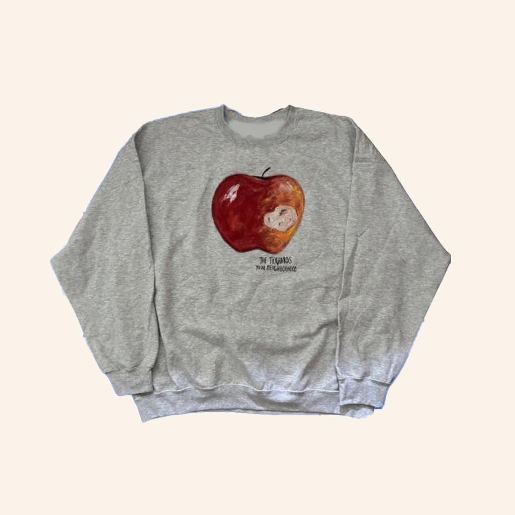 Toxhards Merch The Toxhards Your Neighborhood Apple Sweatshirt Gifts For Music Fans Toxhards Merch The Toxhards Your Neighborhood Apple Sweatshirt Gifts For Music Fans