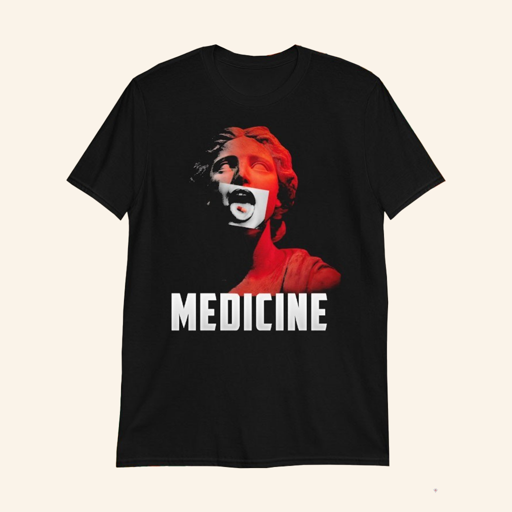 TOZA Medicine Statue T-Shirt TOZA Merch Best Gifts For Music Lovers