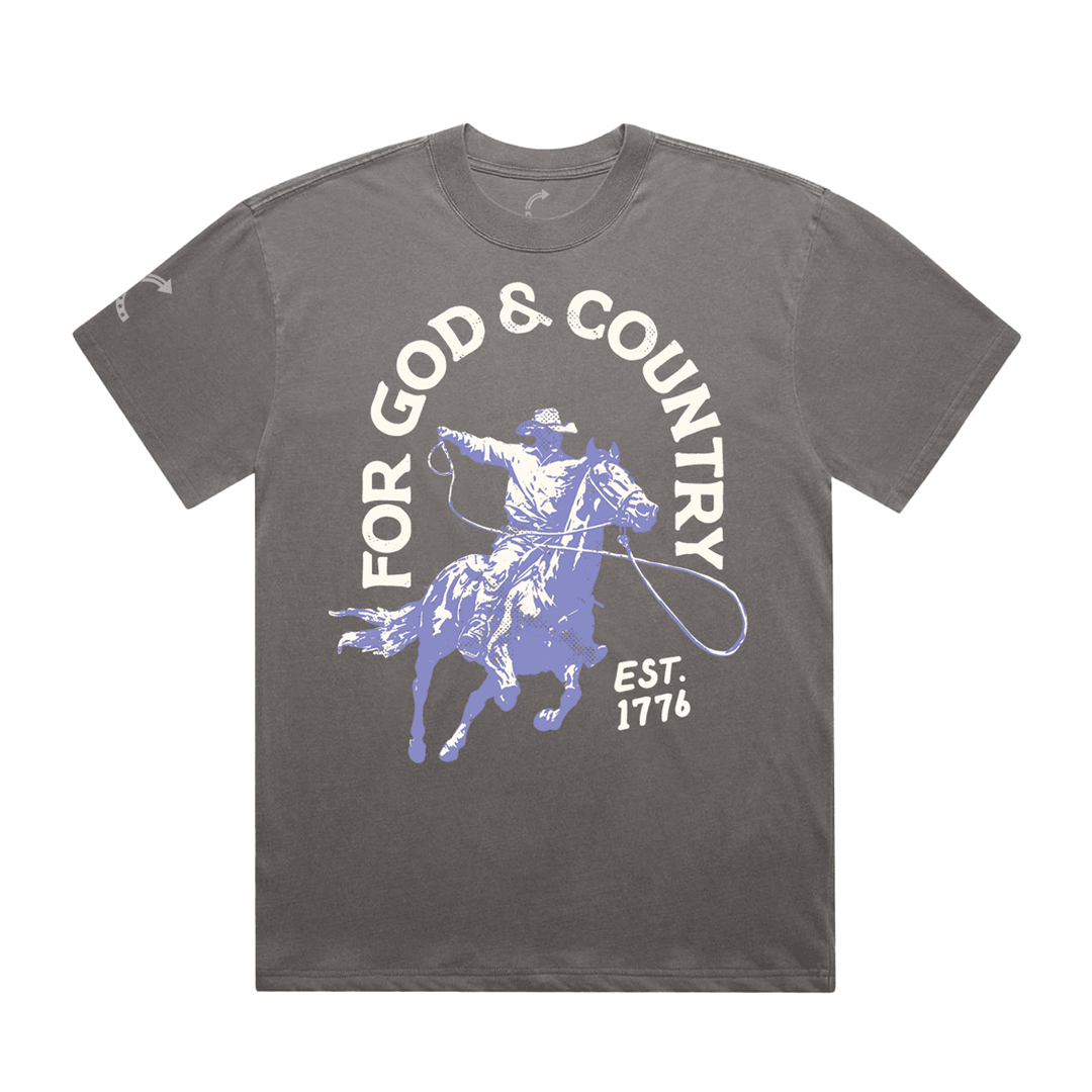TPUSA For God and Country Shirt Turning Point Merch Unisex Tee