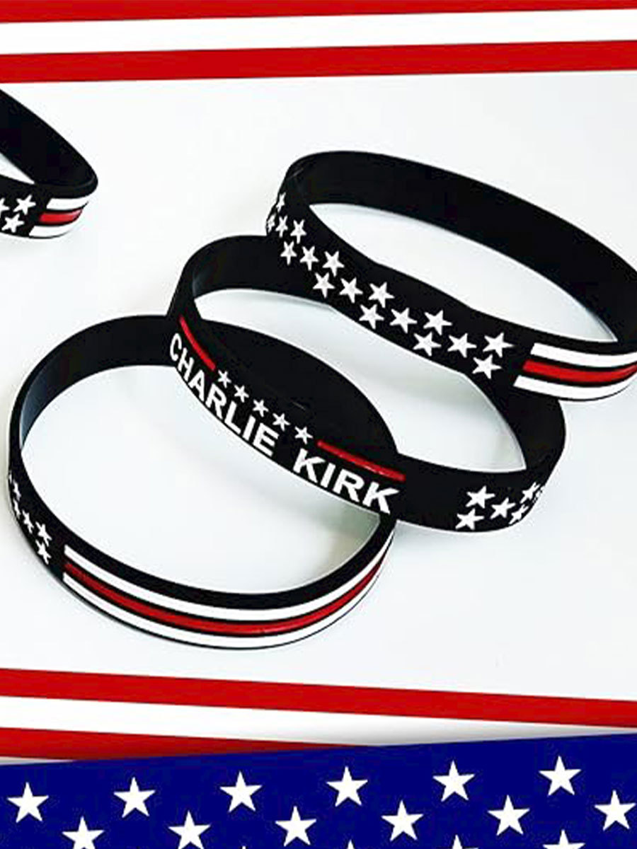 TPUSA Freedom Charlie Kirk Memorial Silicone Bracelet Freedom For Charlie Kirk Merch