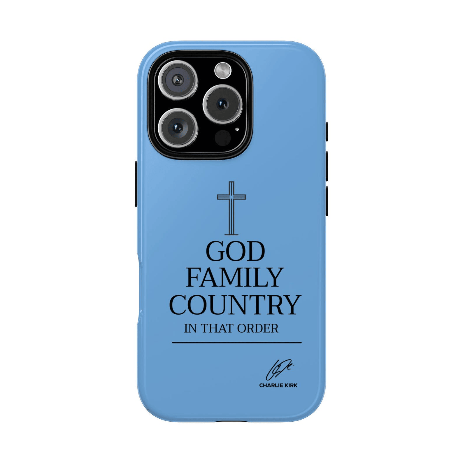 TPUSA Merch Charlie Kirk God Country Phone Case Charlie Kirk Quote Phone Case Gift for Patriots