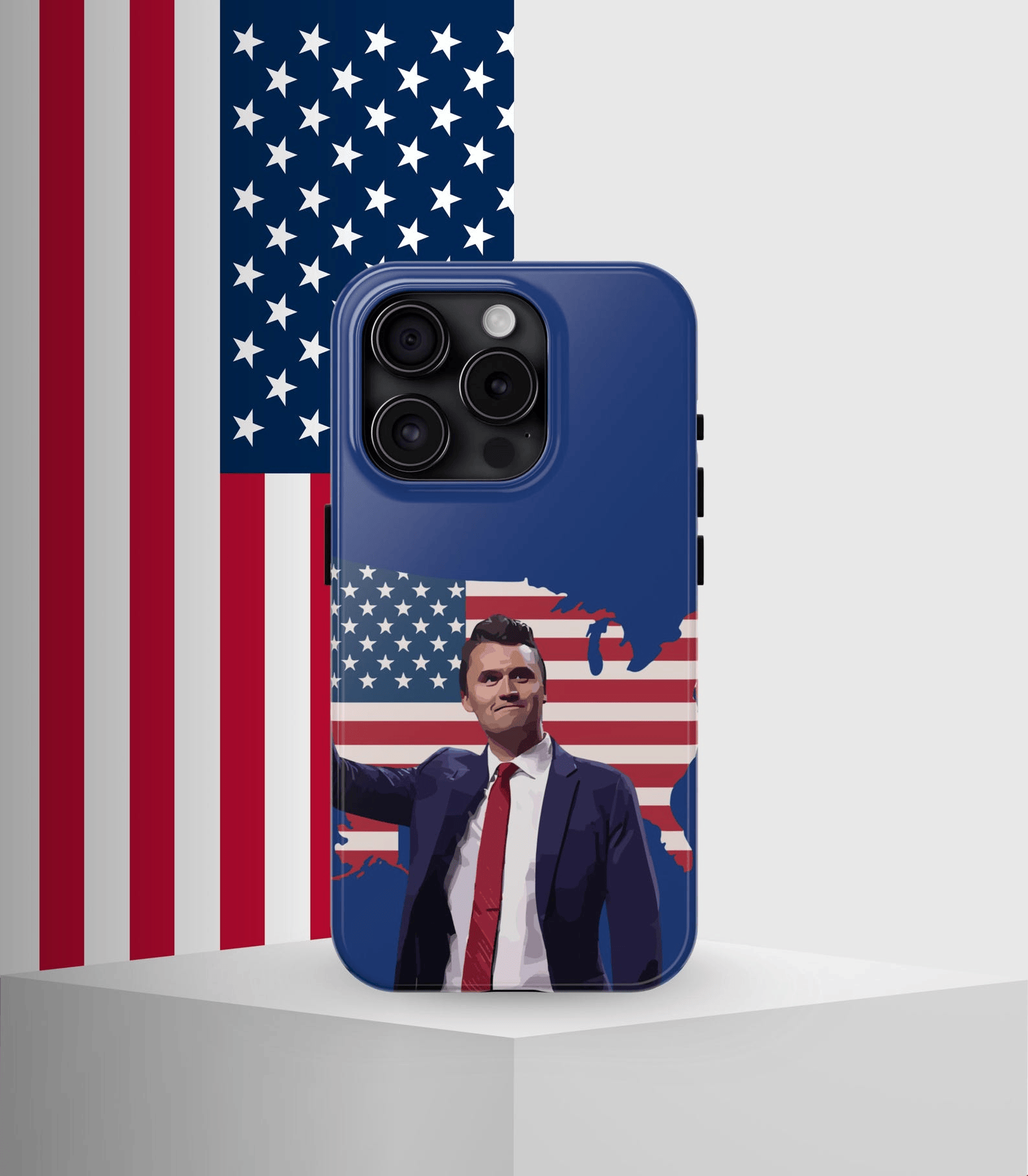 TPUSA Merch Charlie Kirk Iphone Case Justice for Charlie Kirk Case Cover Tribute Gift for Patriots