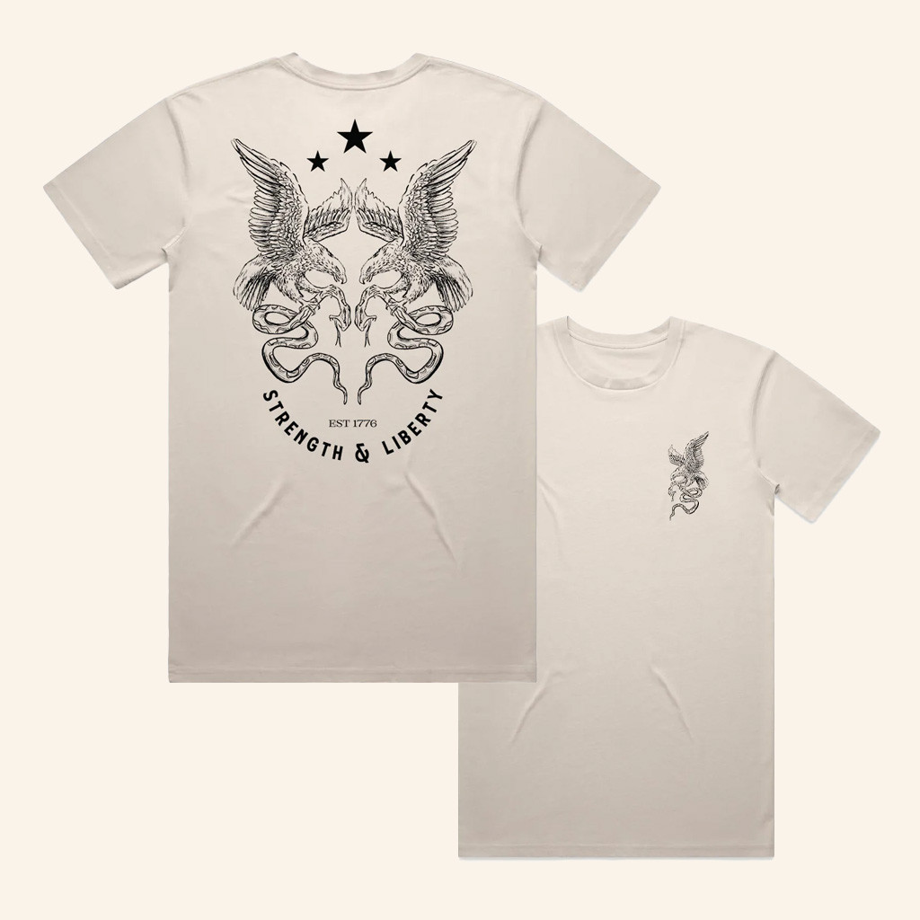 TPUSA Merch Strength And Liberty EST 1776 T-Shirt Unique Gifts For Husband TPUSA Merch Strength And Liberty EST 1776 T-Shirt Unique Gifts For Husband