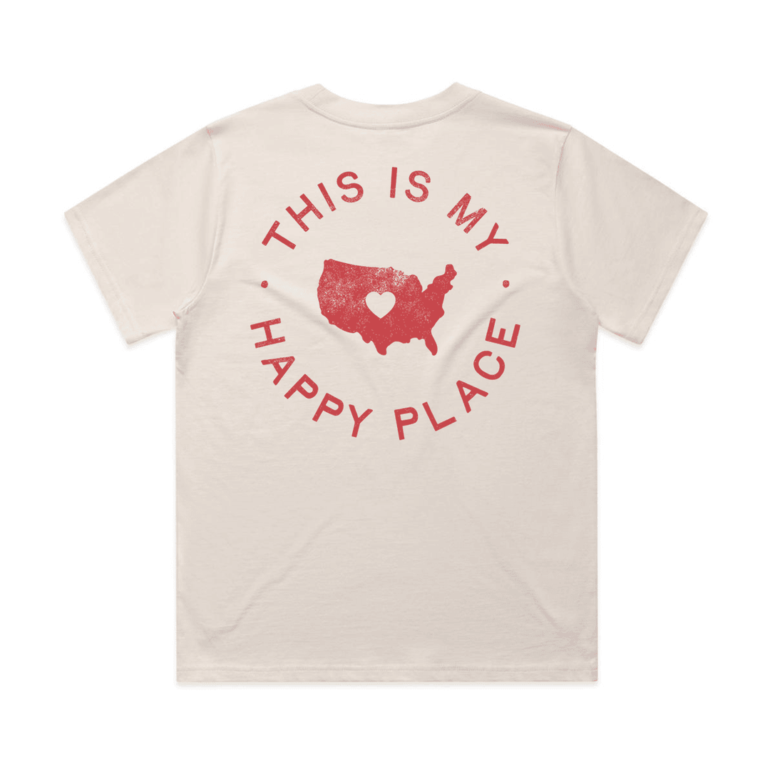 TPUSA Merch This Is My Happy Place Shirt Charlie Kirk Merch Shirt Gift for Mom