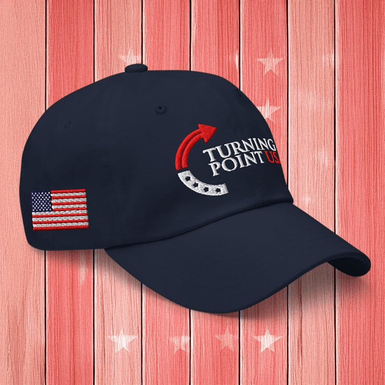 TPUSA Merch Turning Point Charlie Kirk Embroidered Hat Charlie Gifts for Patriots