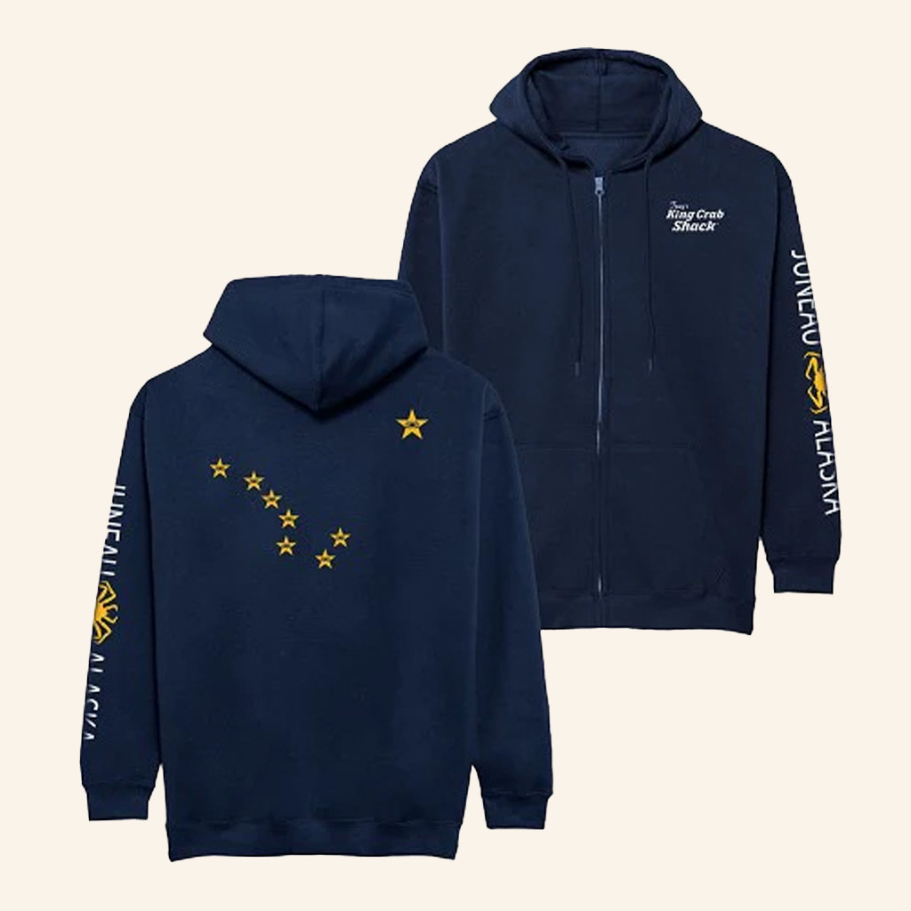 Tracy's King Crab Merch Zip Hoodie Best Gift For Girlfriend