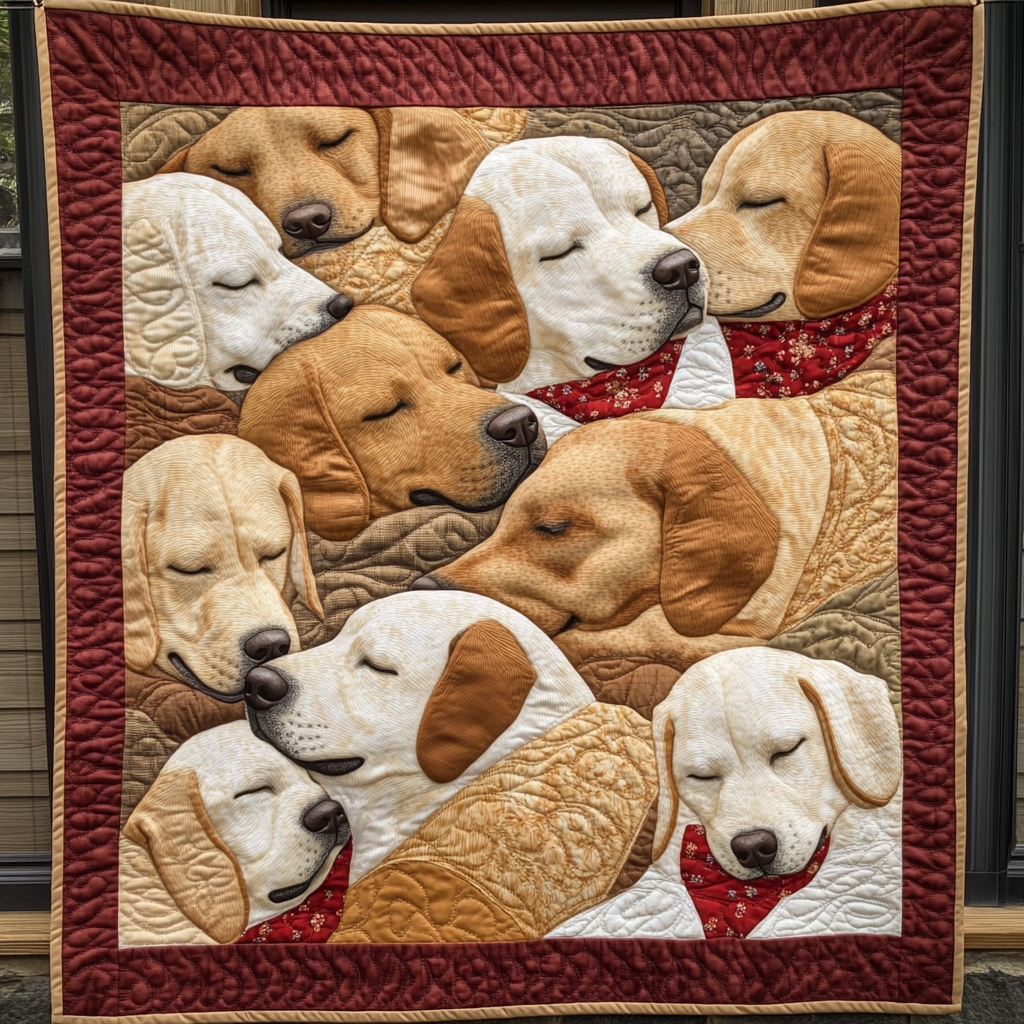 Trailblazer Tails Quilted Blanket Labrador Retriever Blanket Dog Gift Ideas For Dog Owners