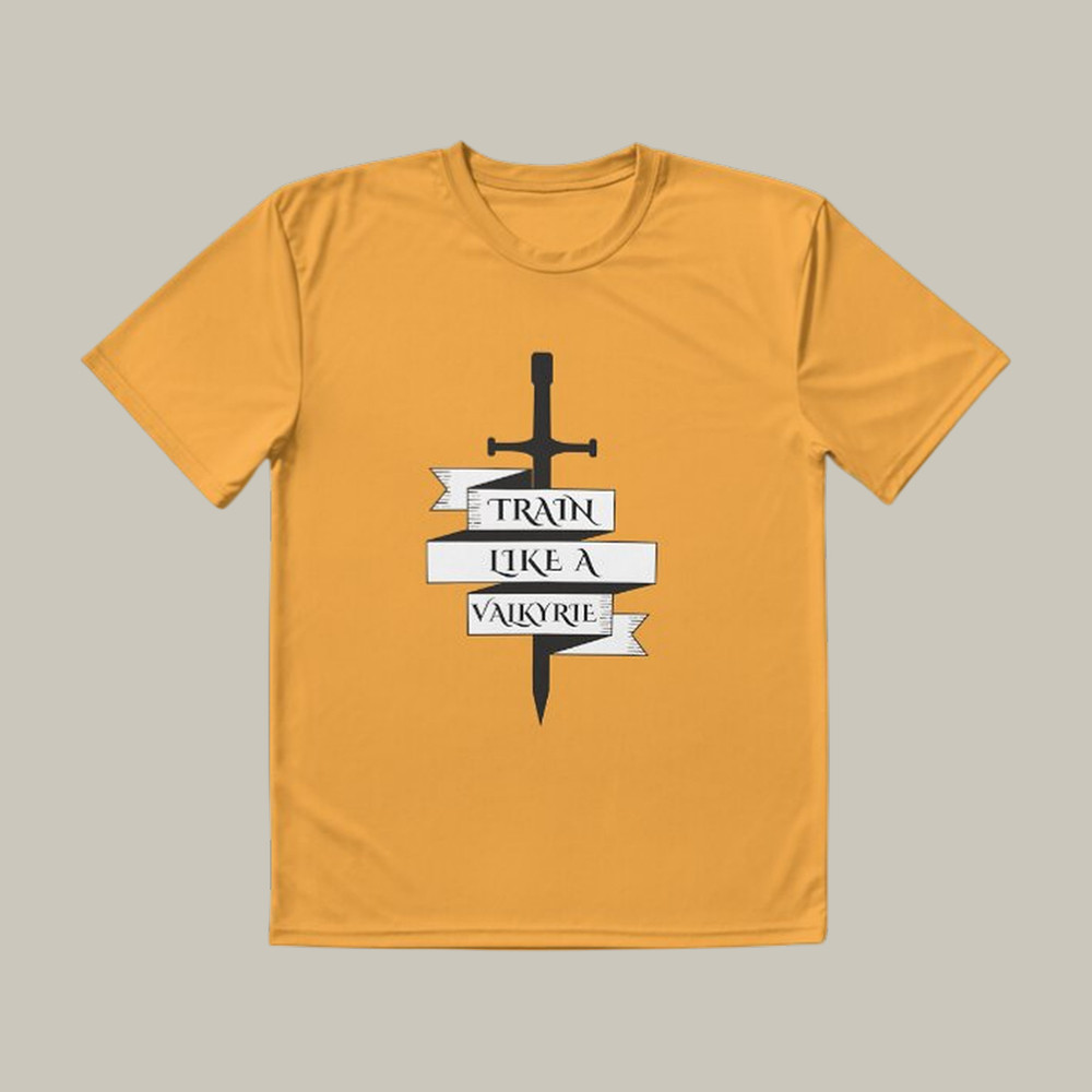 Train Like A Valkyrie ACOTAR Nesta T-Shirt Throne Of Glass Merch Gift For Him